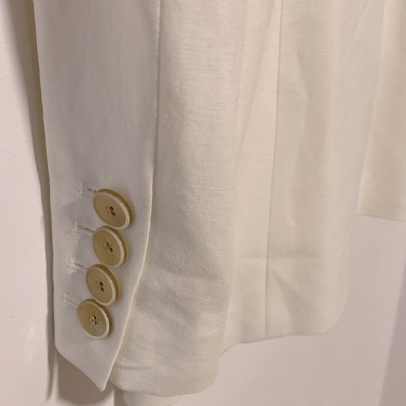 Talbots White Blazer Size 2P (NWOT) - Picture 4 of 5